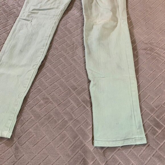 Joes Jeans Womens 27 Denim Light Mint Green Skinny Visionnaire Low Rise Stretch - Picture 3 of 13